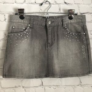 Gunit jean bling miniskirt Juniors 7
